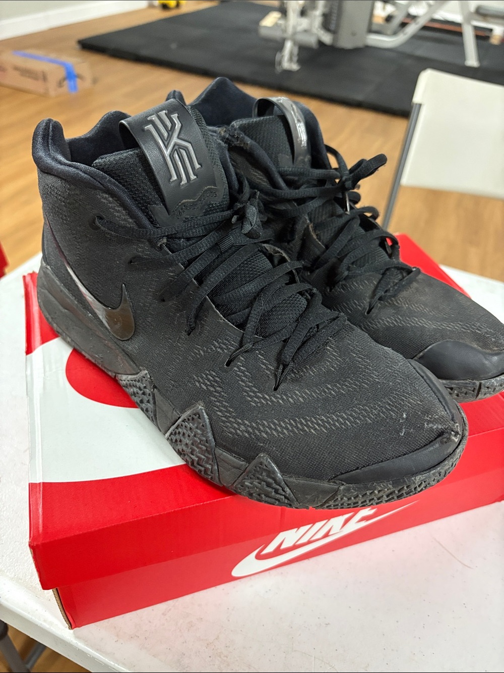 Nike Black High-Top Basketball Sneakers